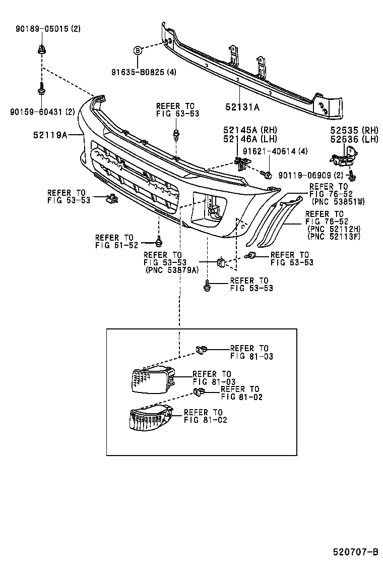  RAV4 |  FRONT BUMPER BUMPER STAY