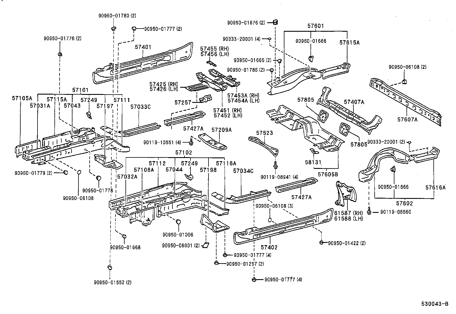  SC300 400 |  FLOOR SIDE MEMBER