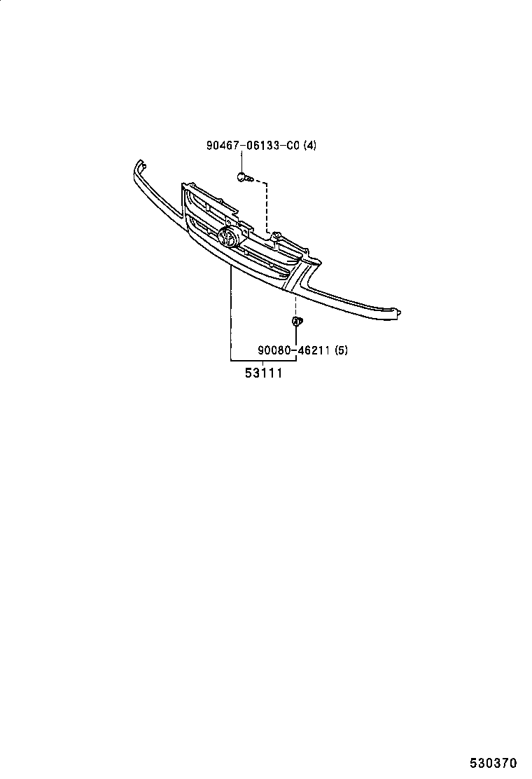  SIENNA |  RADIATOR GRILLE