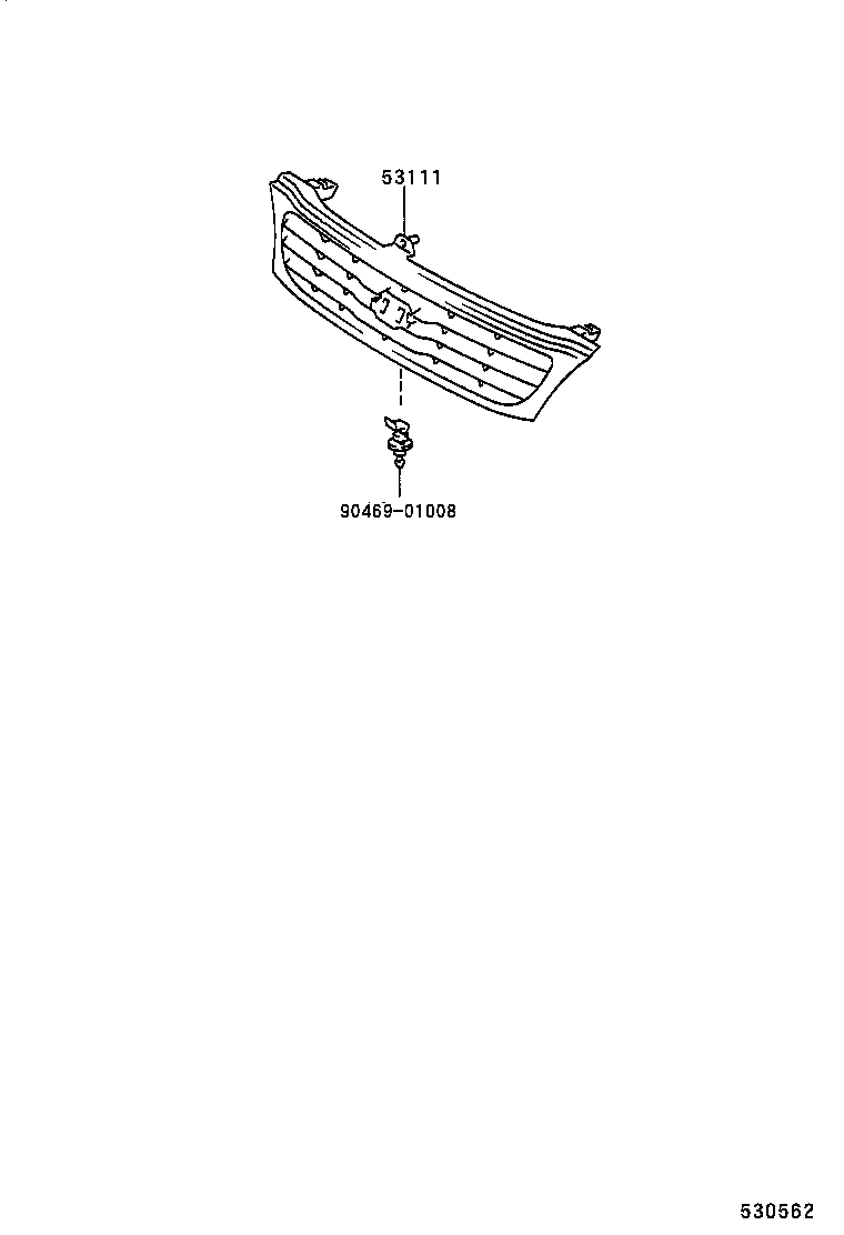  TERCEL |  RADIATOR GRILLE