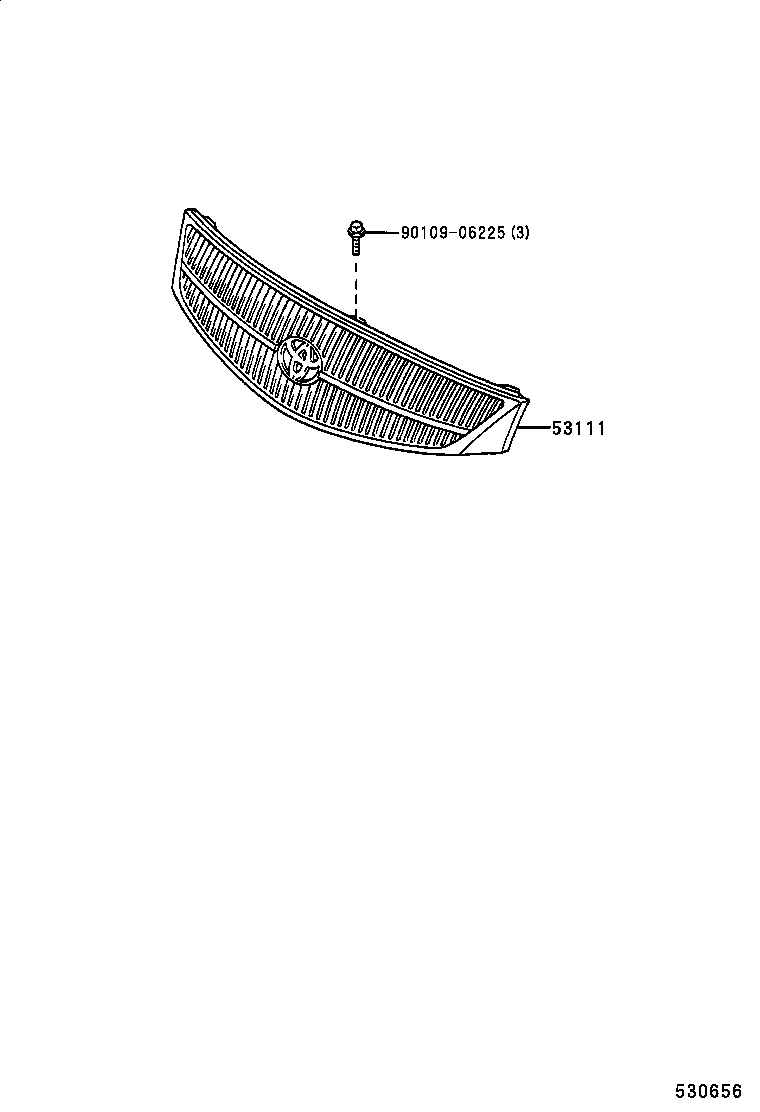  SOLARA |  RADIATOR GRILLE