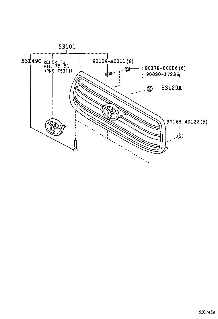  TUNDRA |  RADIATOR GRILLE