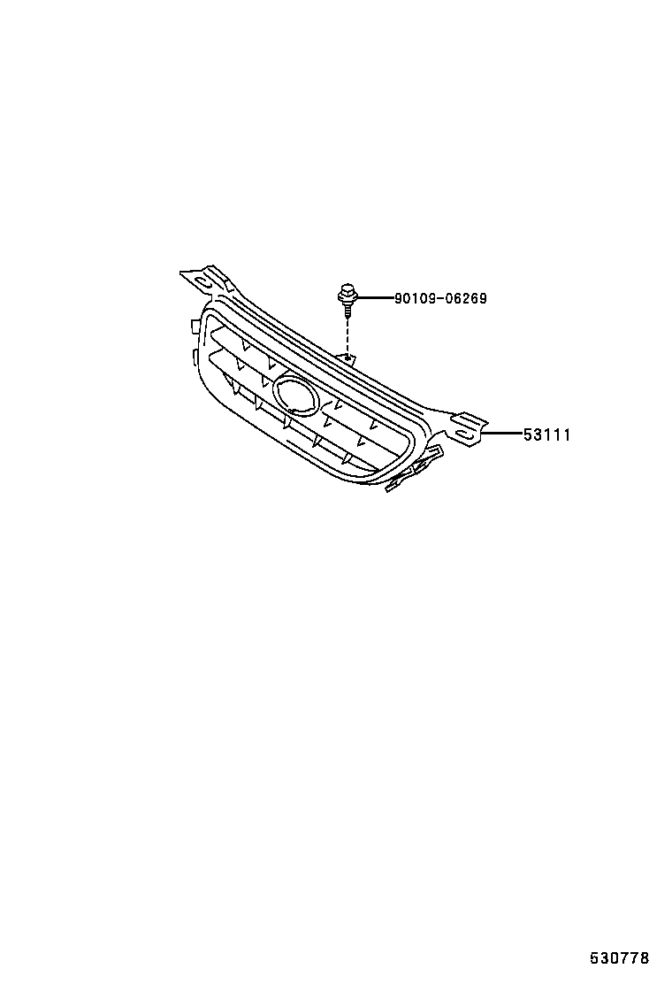  CAMRY NAP |  RADIATOR GRILLE