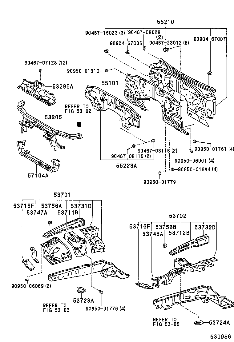  SUPRA |  FRONT FENDER APRON DASH PANEL