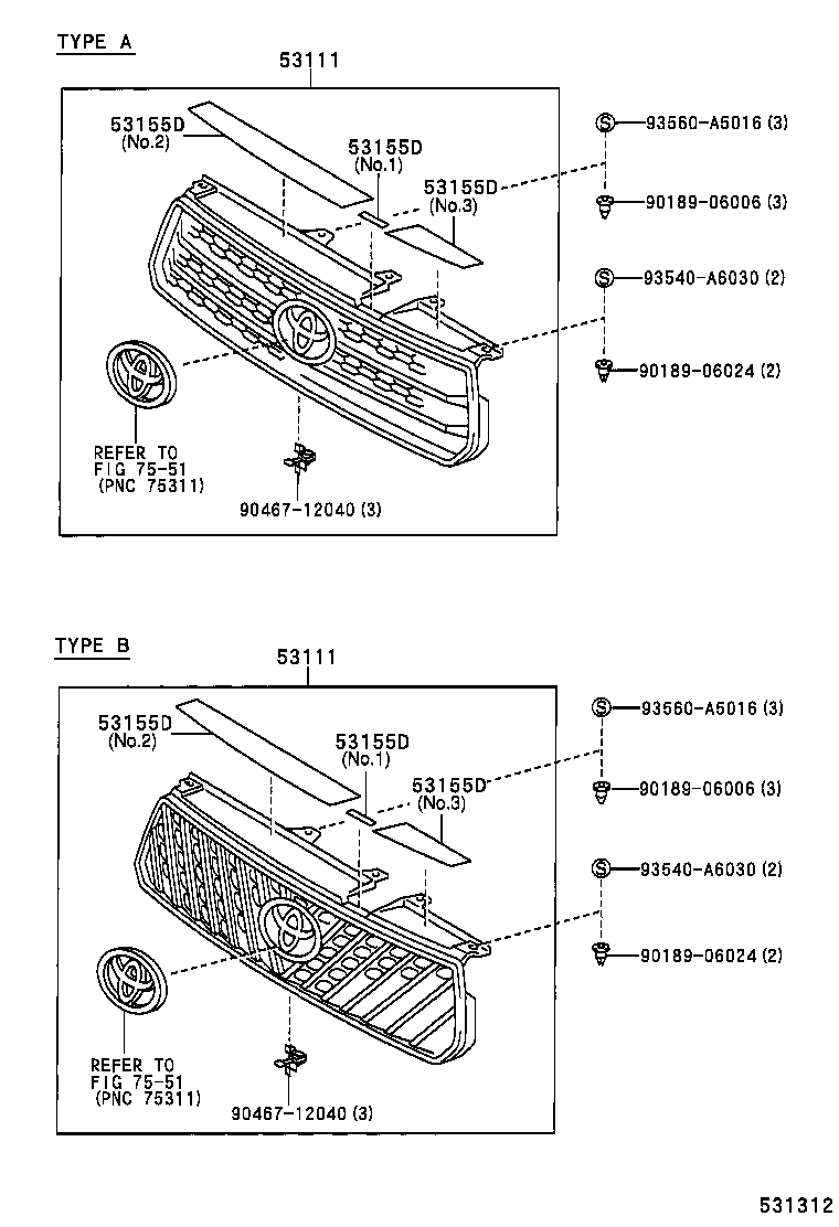  RAV4 |  RADIATOR GRILLE