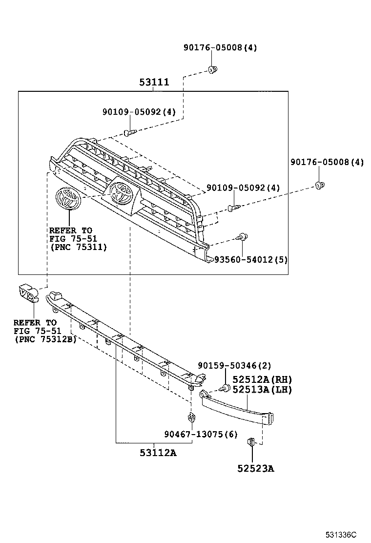  4RUNNER |  RADIATOR GRILLE