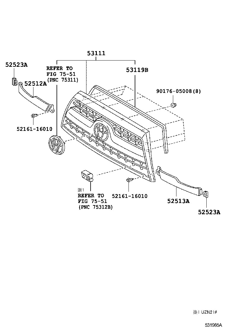  4RUNNER |  RADIATOR GRILLE