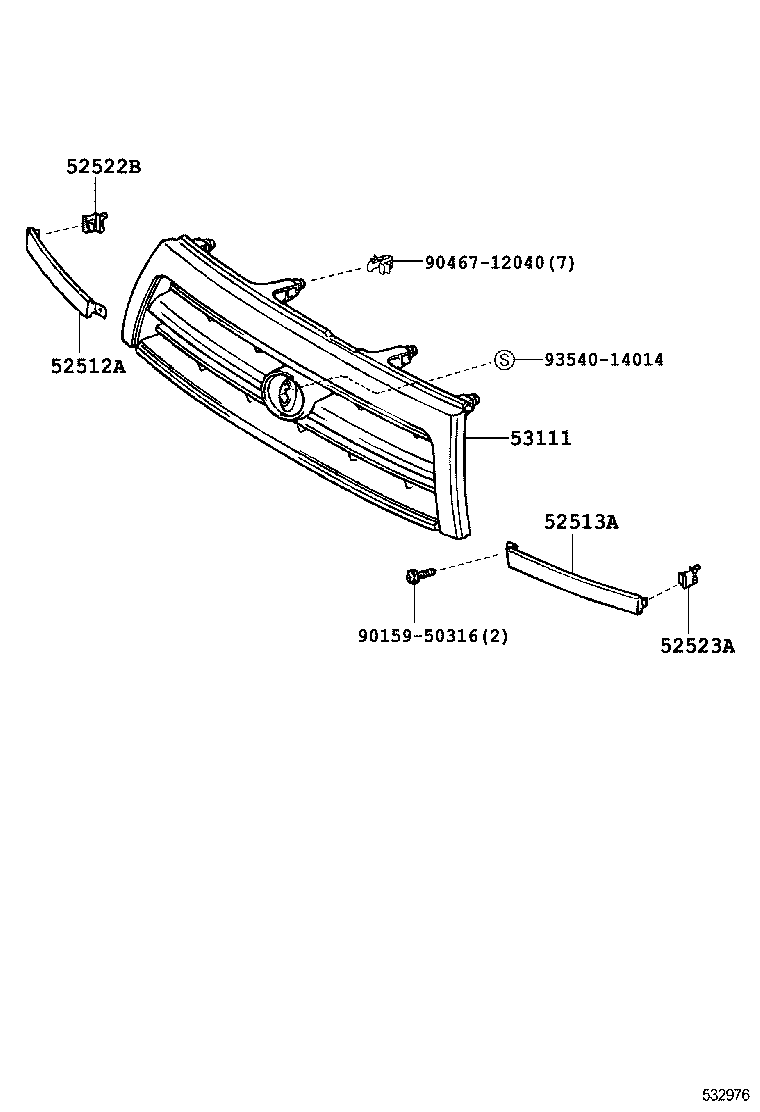  4RUNNER |  RADIATOR GRILLE