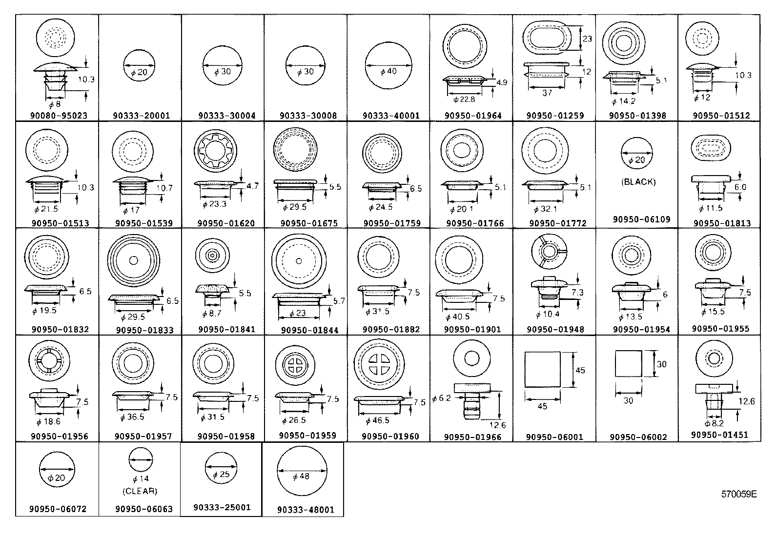  RX330 350 NAP |  HOLE PLUG