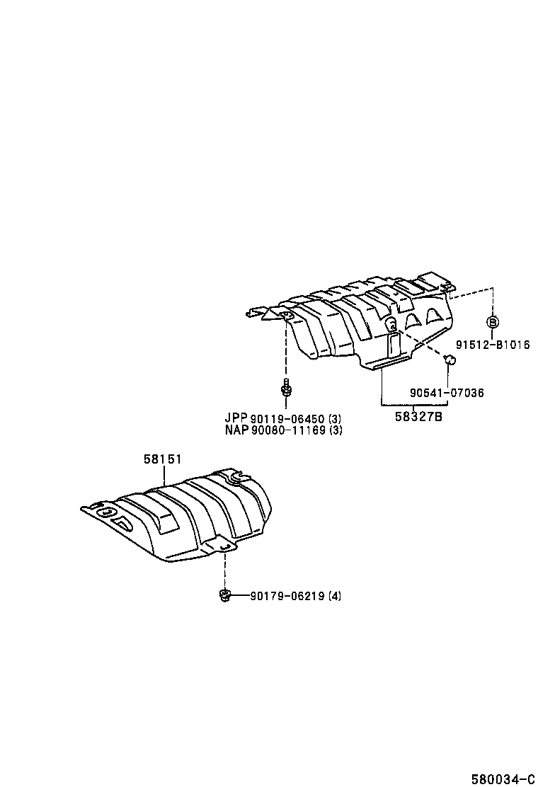  CAMRY JPP |  FLOOR INSULATOR