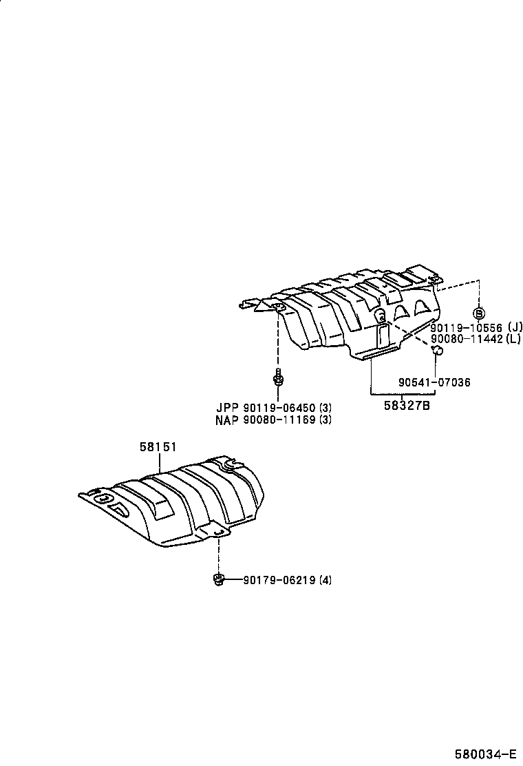  CAMRY NAP |  FLOOR INSULATOR