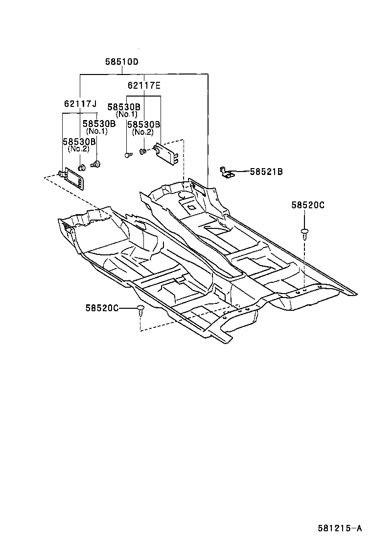  LS430 |  MAT CARPET