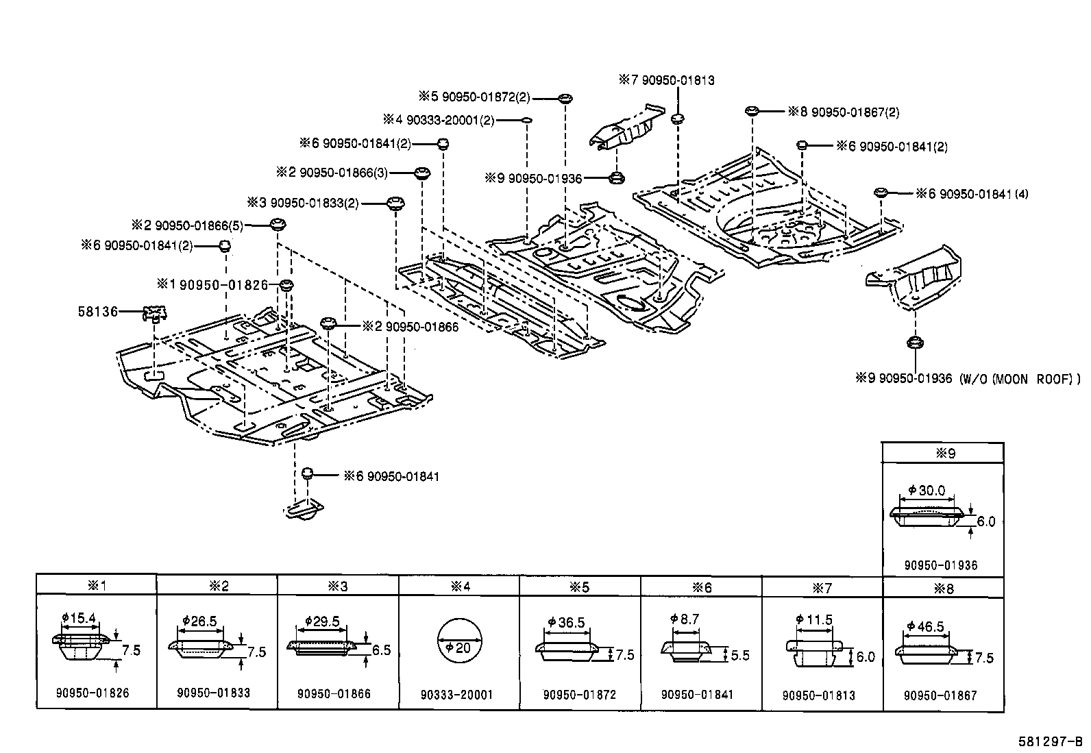  HIGHLANDER |  FLOOR PAN LOWER BACK PANEL