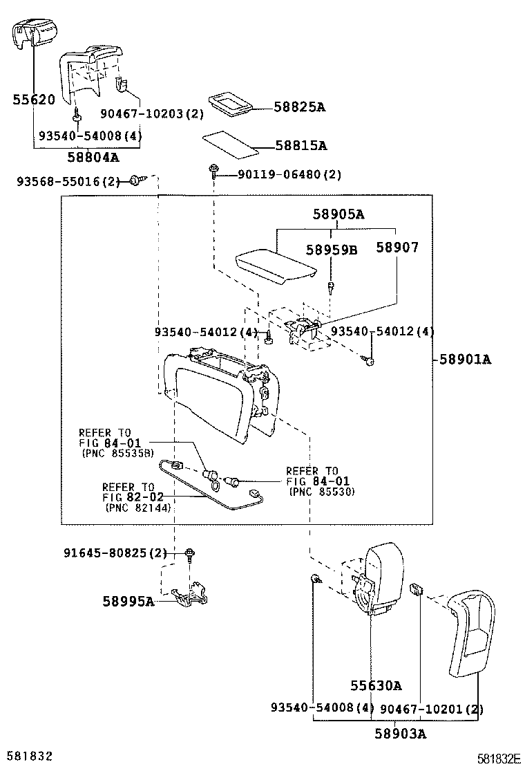  PRIUS |  CONSOLE BOX BRACKET