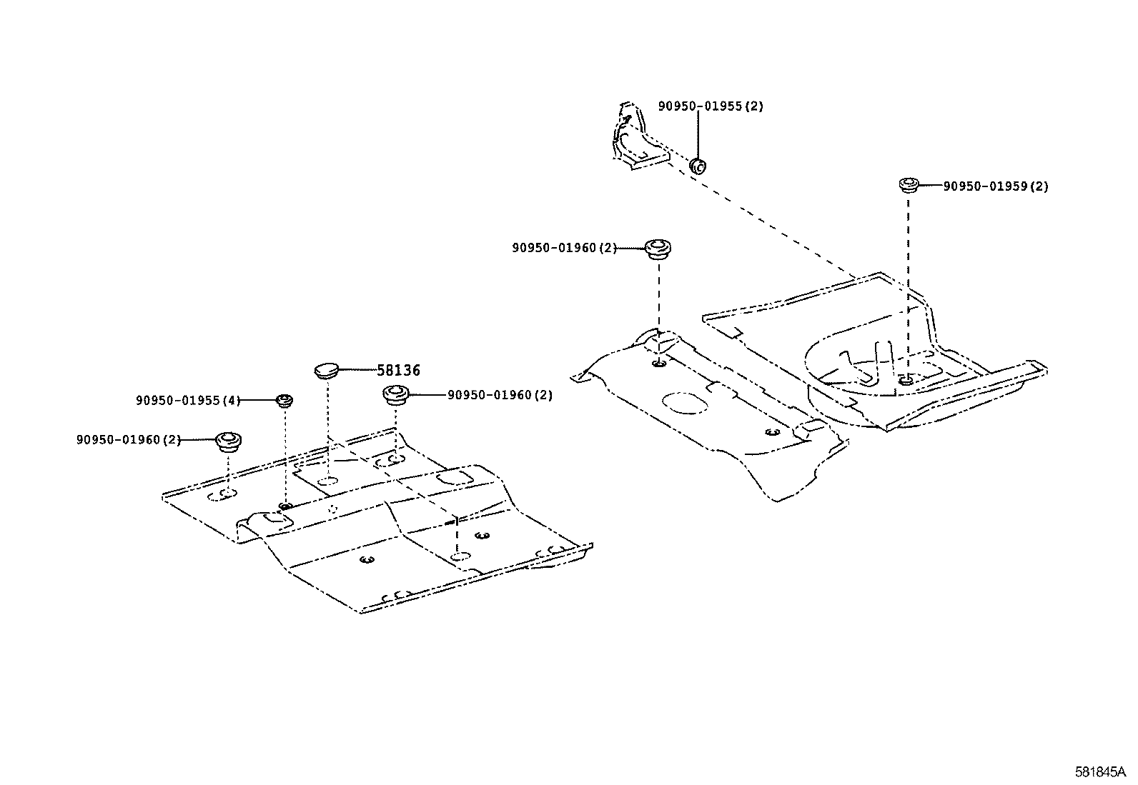  ECHO |  FLOOR PAN LOWER BACK PANEL
