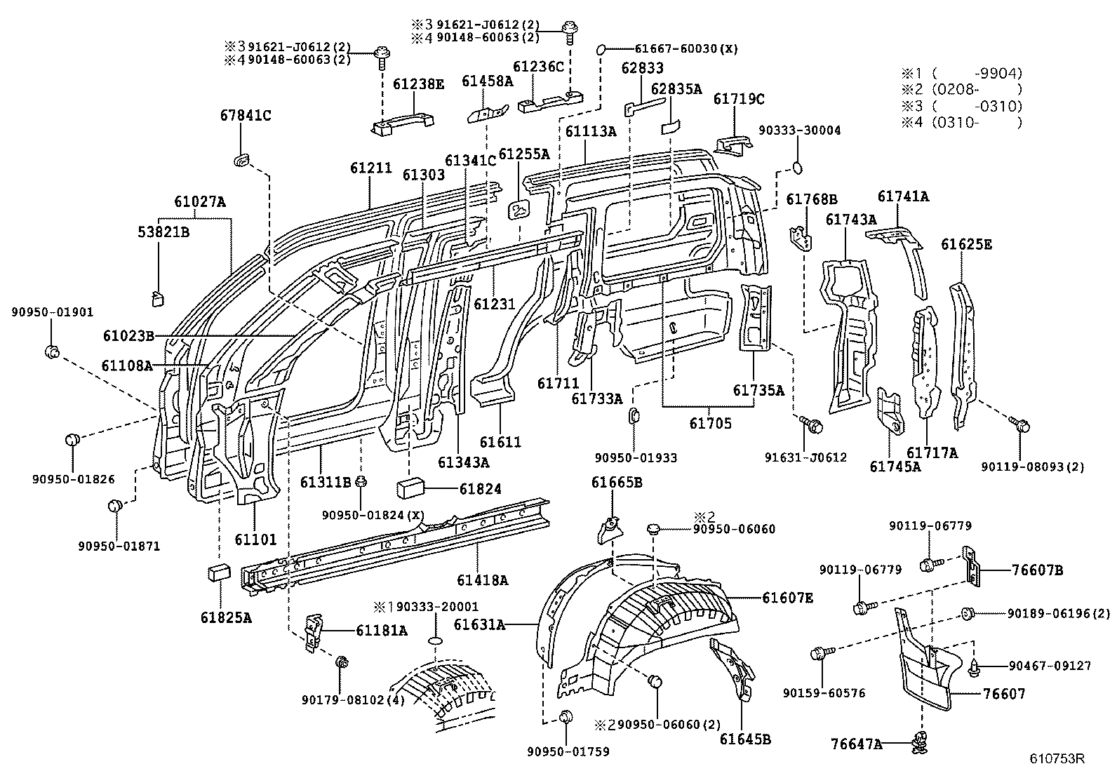  LAND CRUISER 100 |  SIDE MEMBER