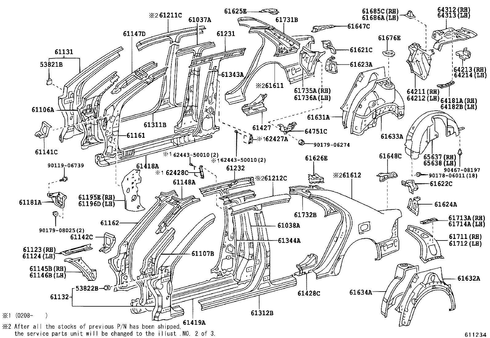  LS430 |  SIDE MEMBER
