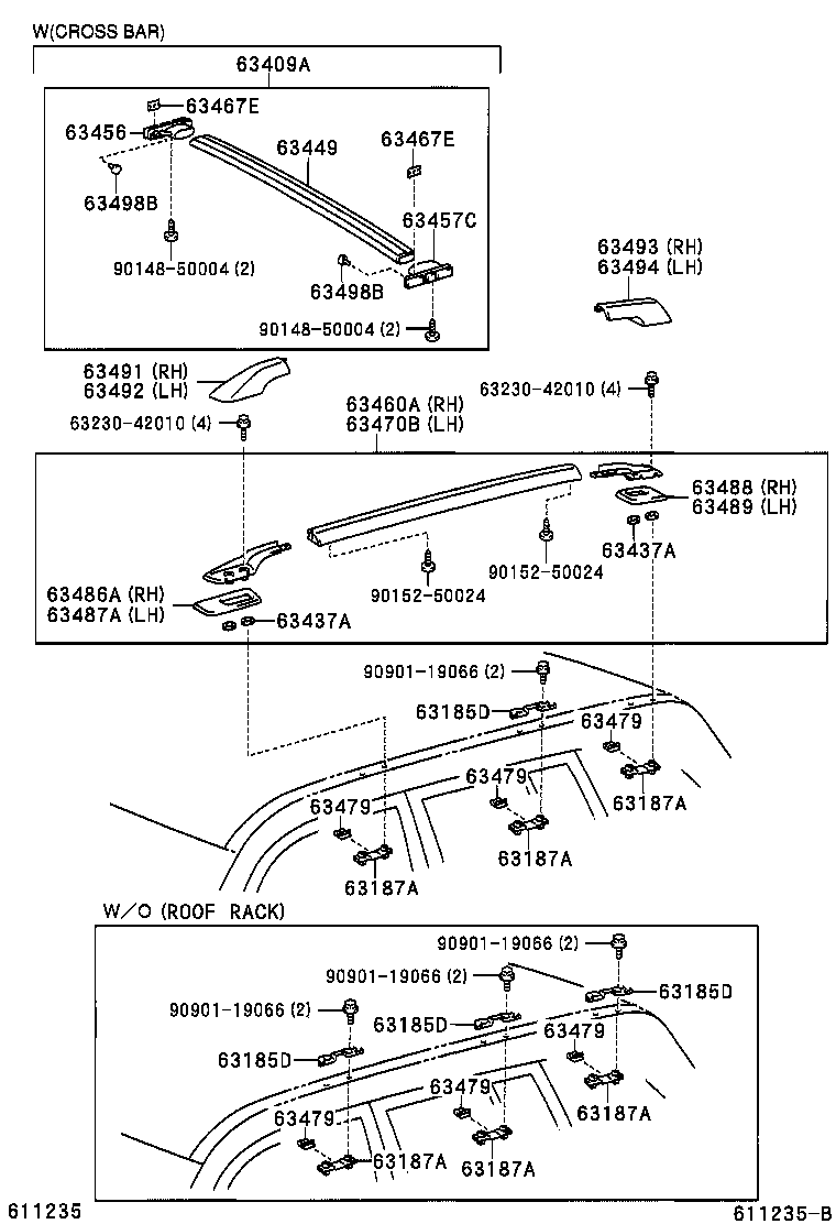  RAV4 |  ROOF PANEL BACK PANEL
