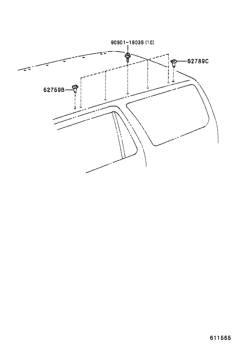  4RUNNER |  ROOF PANEL BACK PANEL