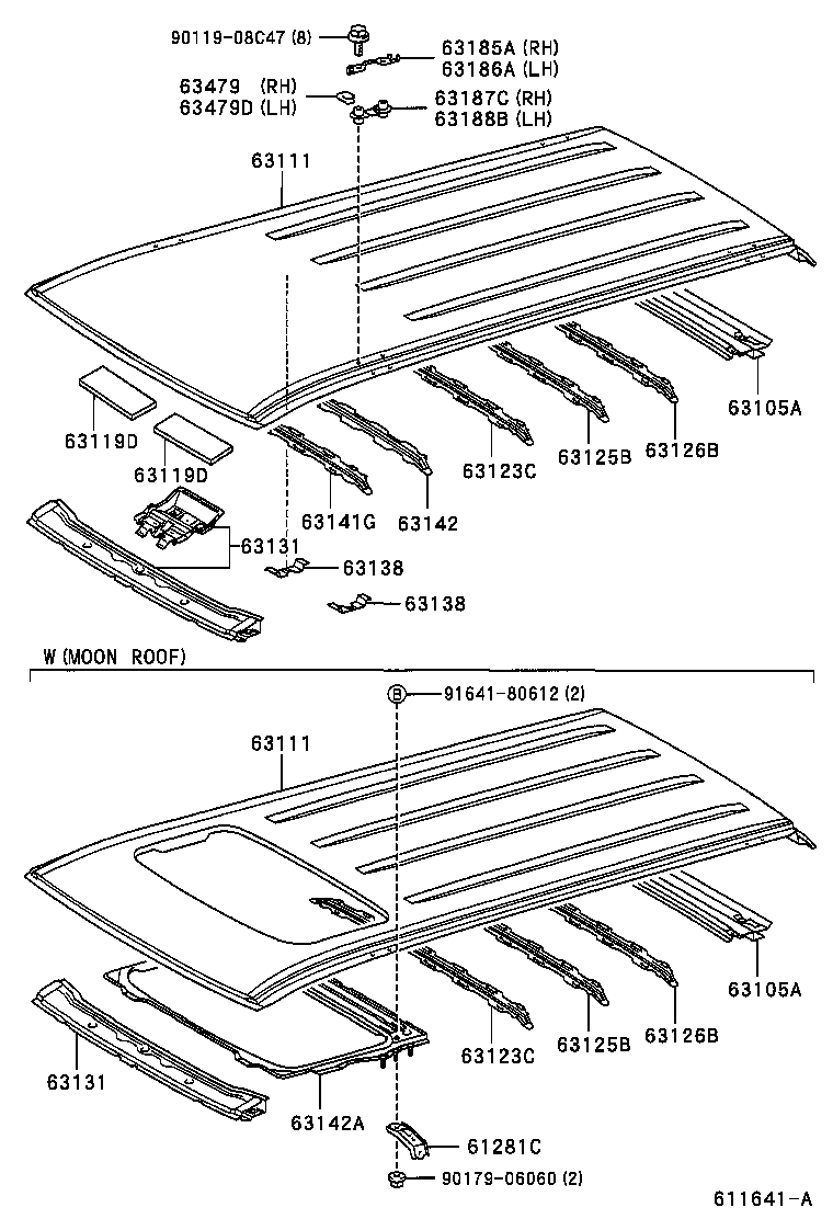  4RUNNER |  ROOF PANEL BACK PANEL