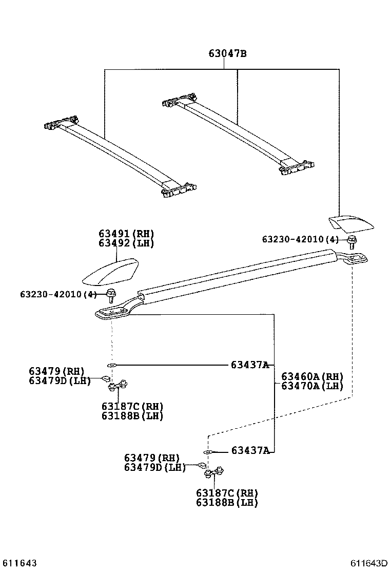  4RUNNER |  ROOF PANEL BACK PANEL