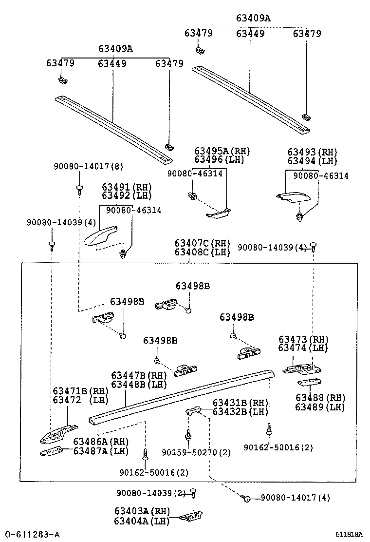  SEQUOIA |  ROOF PANEL BACK PANEL