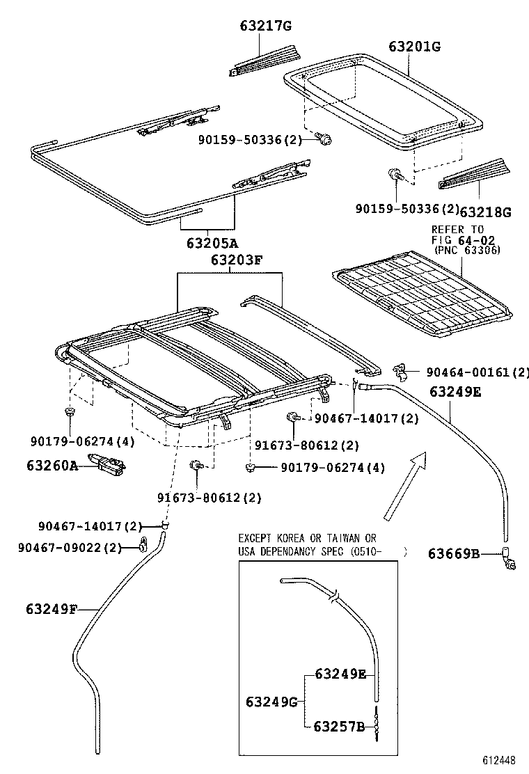  RX330 350 JPP |  ROOF PANEL BACK WINDOW GLASS