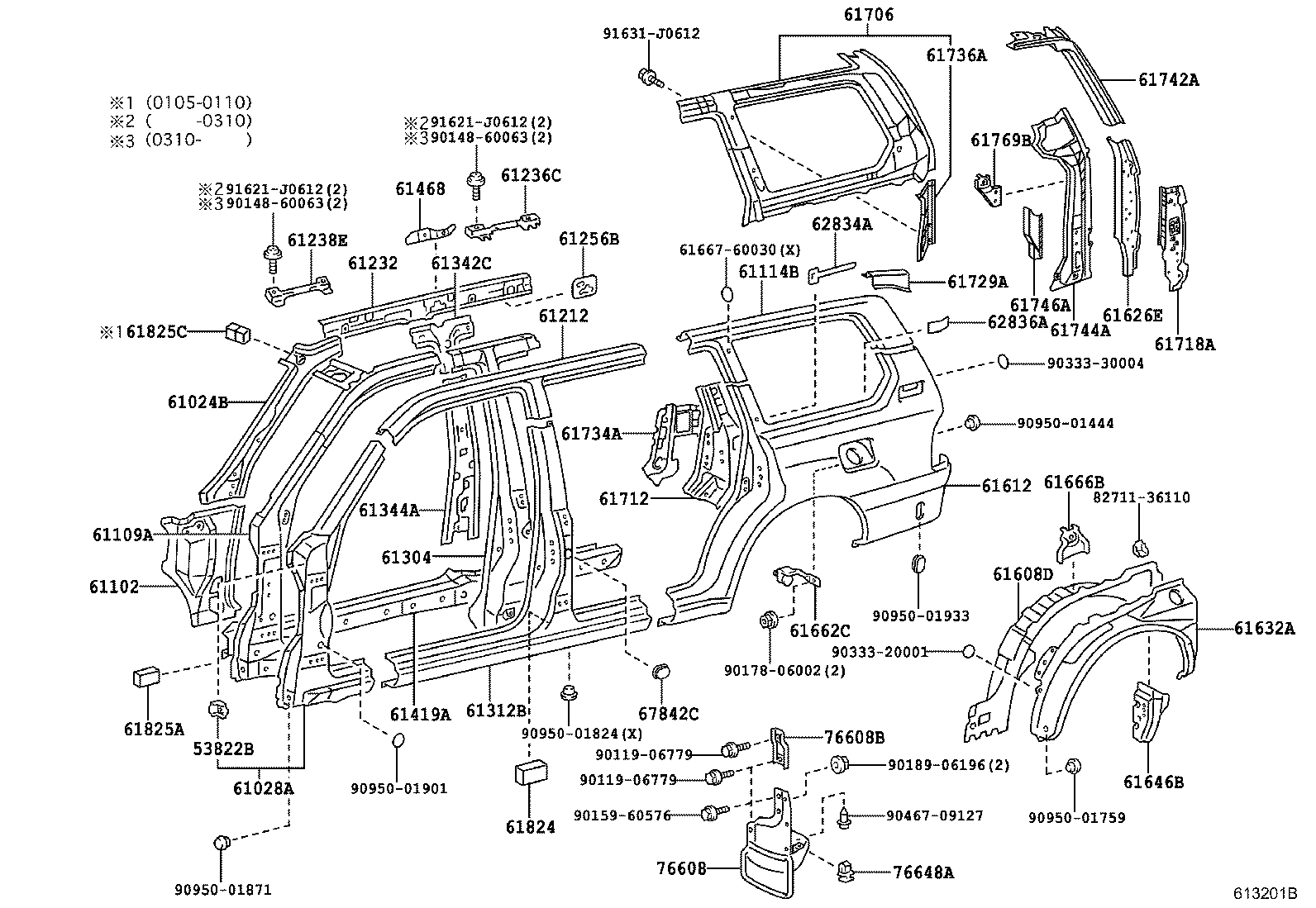  LAND CRUISER 100 |  SIDE MEMBER