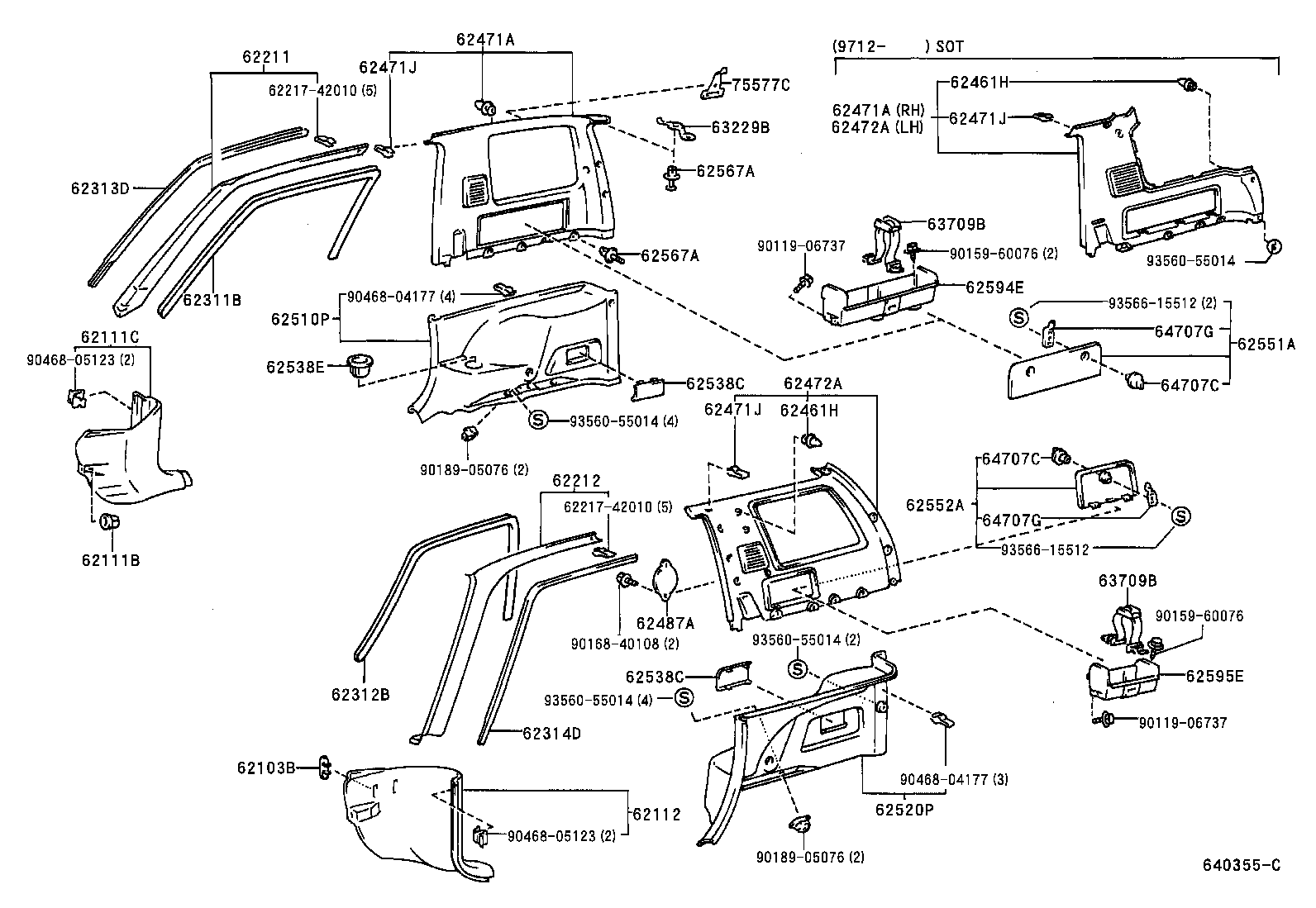  RAV4 |  INSIDE TRIM BOARD