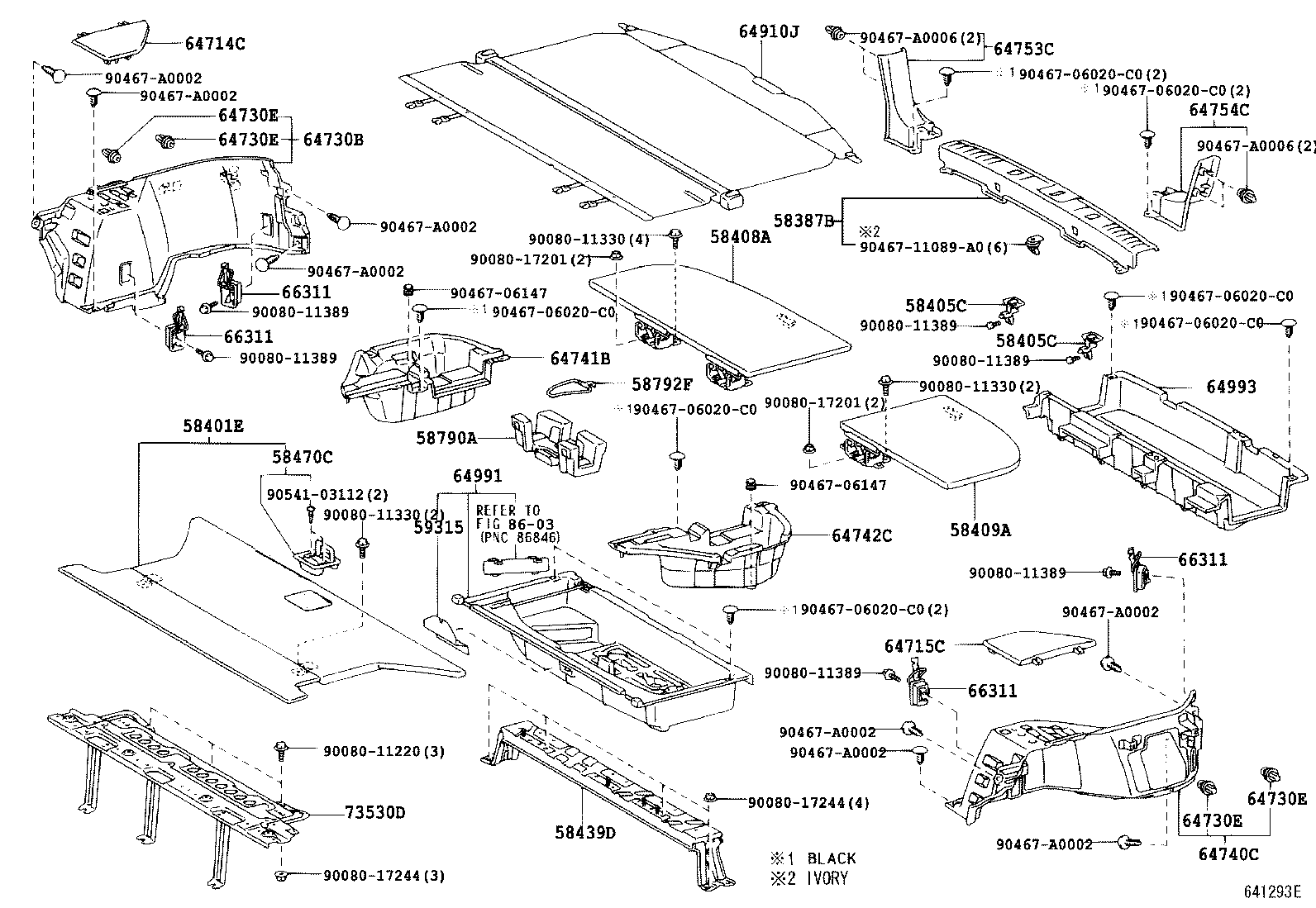  RX330 350 NAP |  DECK BOARD DECK TRIM COVER