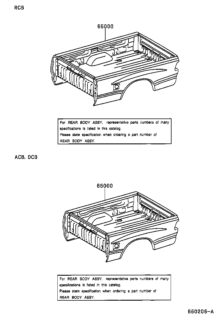  TUNDRA |  REAR BODY ASSEMBLY