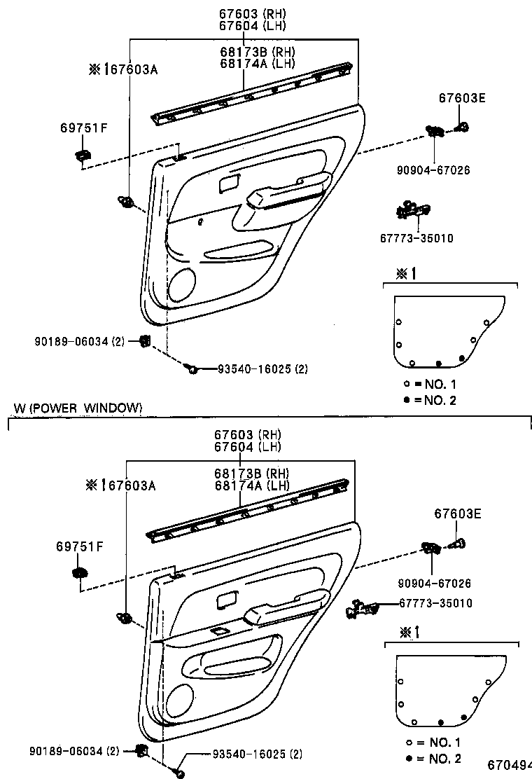  4RUNNER |  REAR DOOR PANEL GLASS