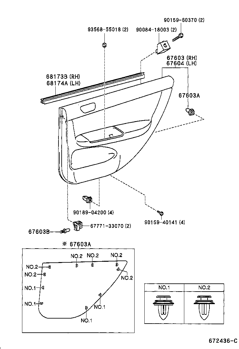  CAMRY JPP |  REAR DOOR PANEL GLASS