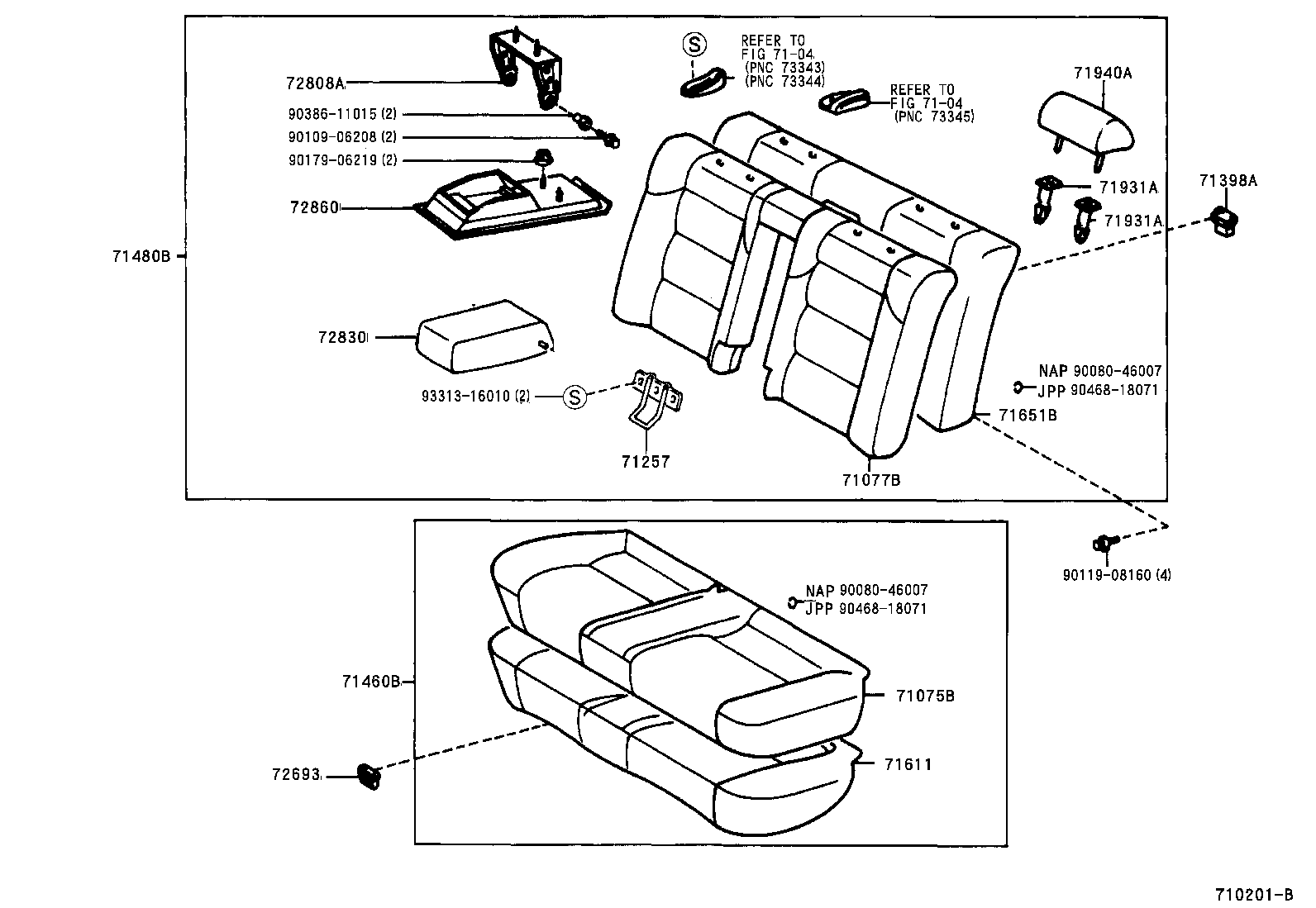  ES300 |  REAR SEAT SEAT TRACK