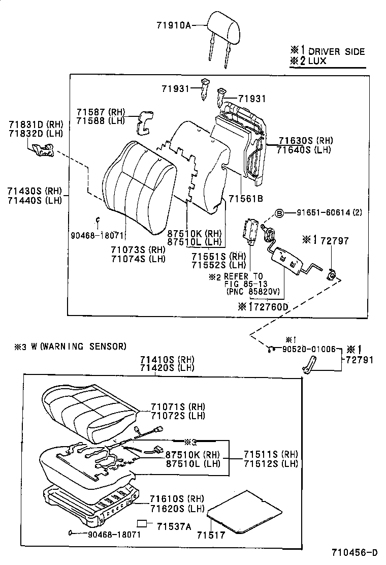  4RUNNER |  SEAT SEAT TRACK