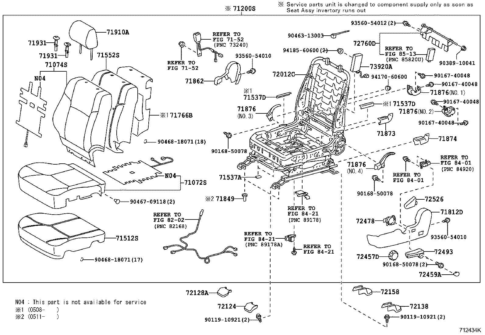  4RUNNER |  SEAT SEAT TRACK