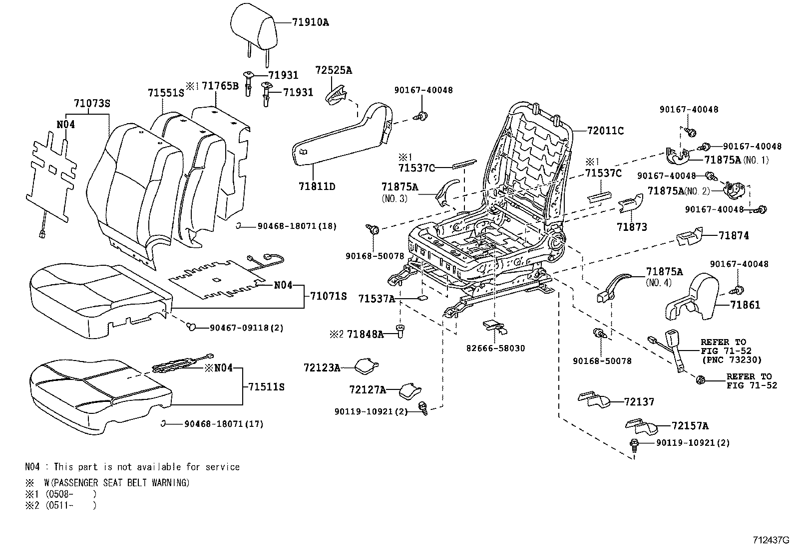  4RUNNER |  SEAT SEAT TRACK