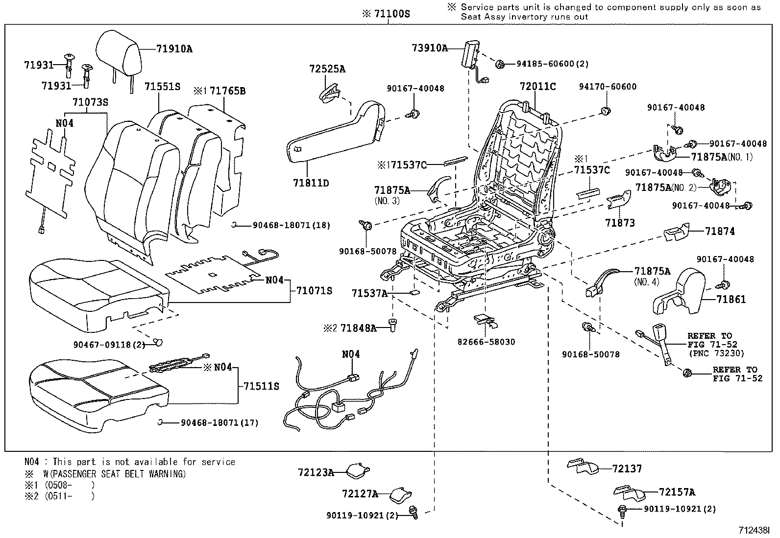  4RUNNER |  SEAT SEAT TRACK