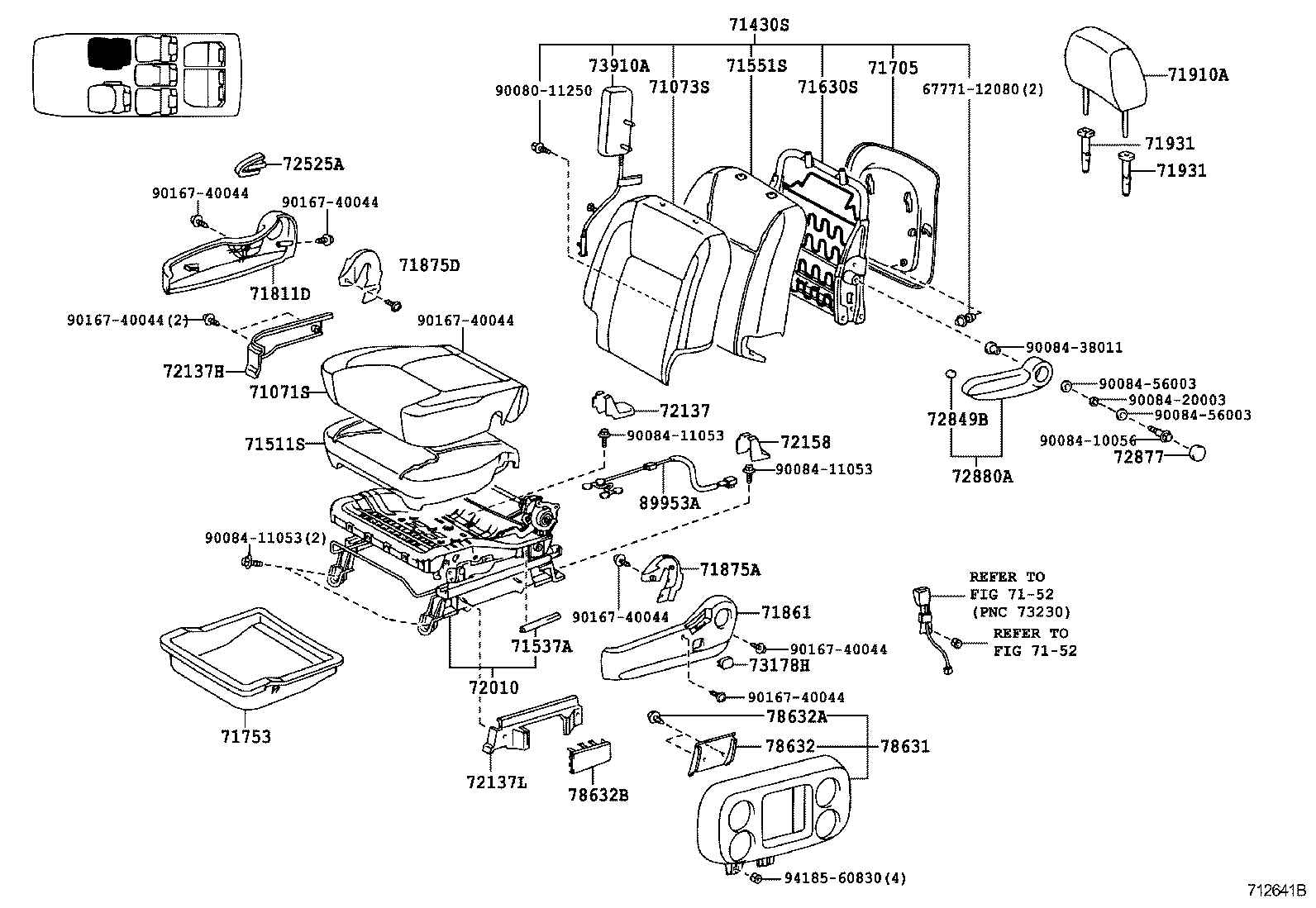  SIENNA |  SEAT SEAT TRACK