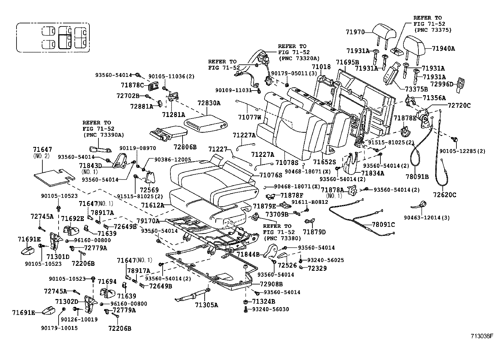  4RUNNER |  SEAT SEAT TRACK