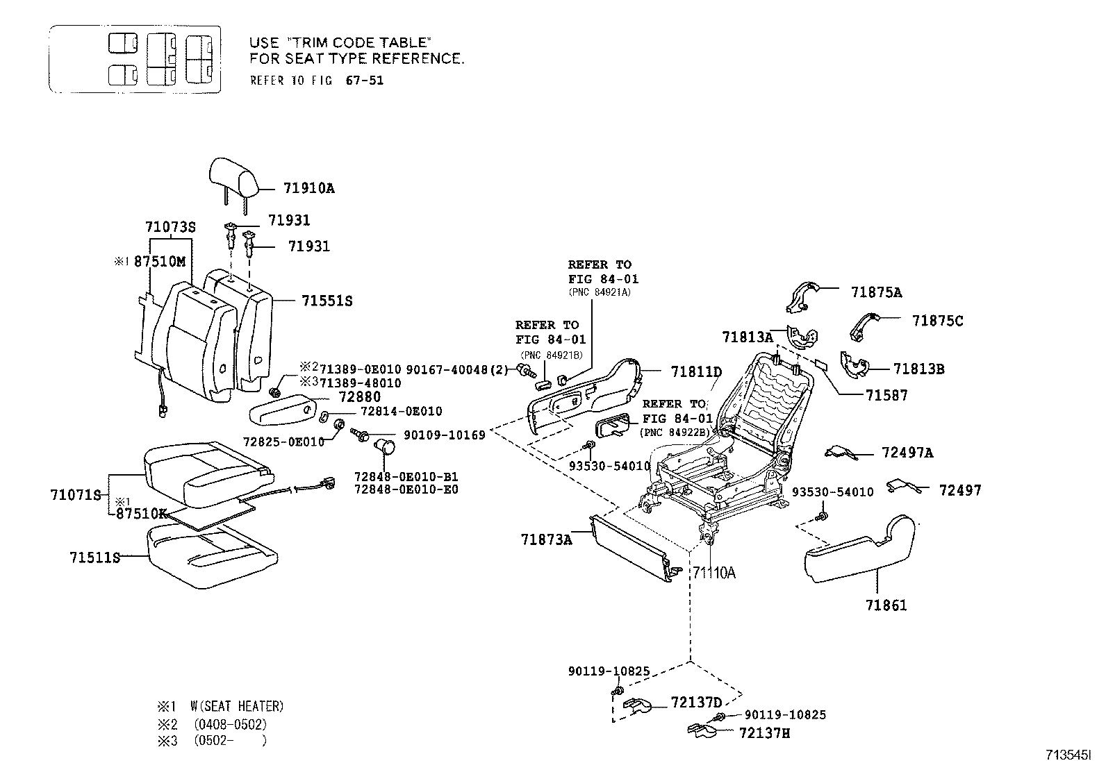  SEQUOIA |  SEAT SEAT TRACK