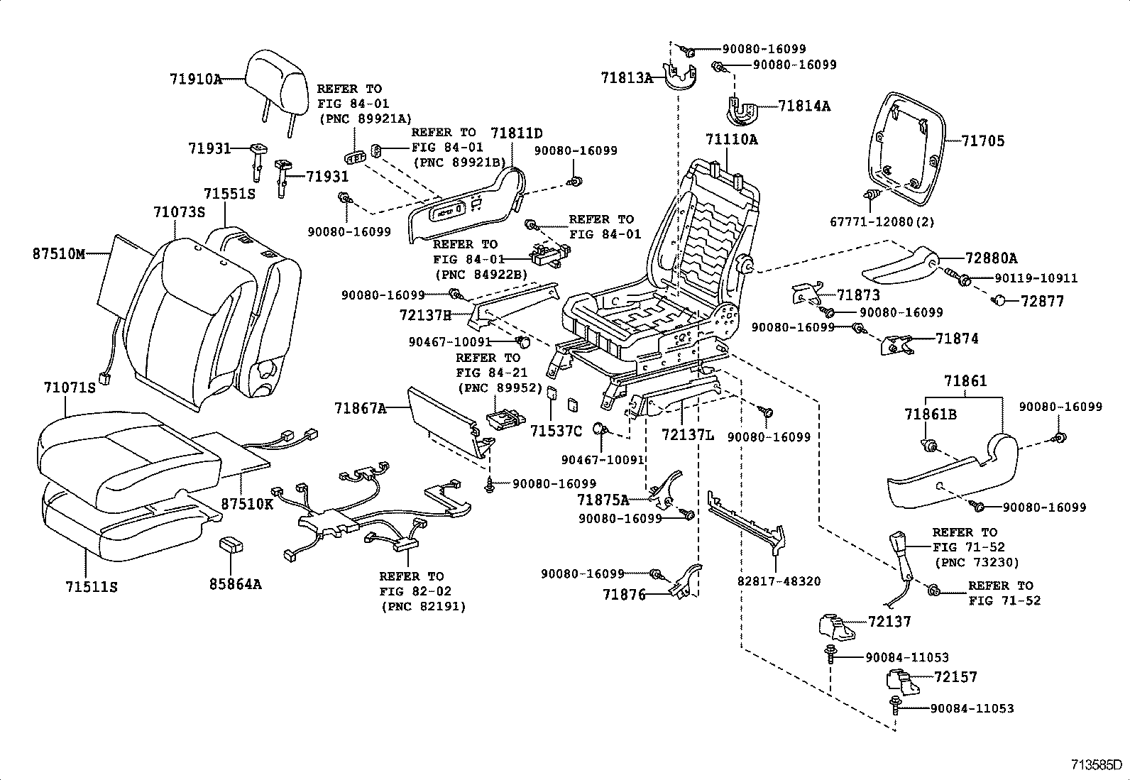 SIENNA |  SEAT SEAT TRACK