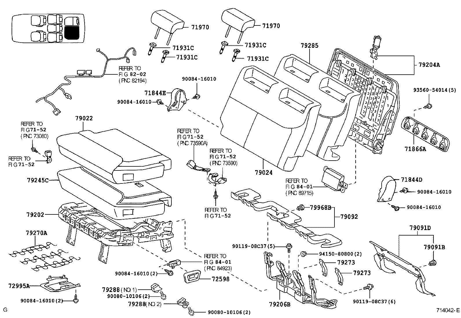  SIENNA |  SEAT SEAT TRACK