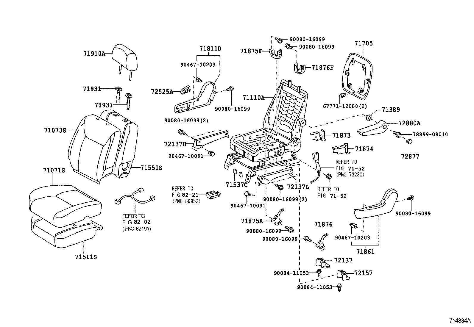  SIENNA |  SEAT SEAT TRACK