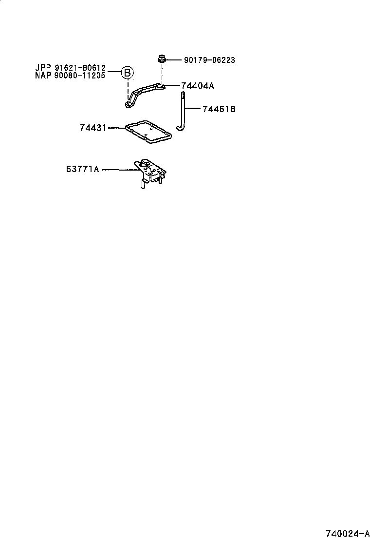  CAMRY JPP |  BATTERY CARRIER