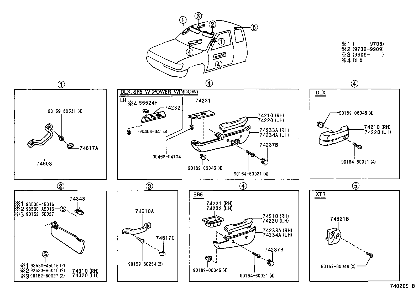  TACOMA |  ARMREST VISOR