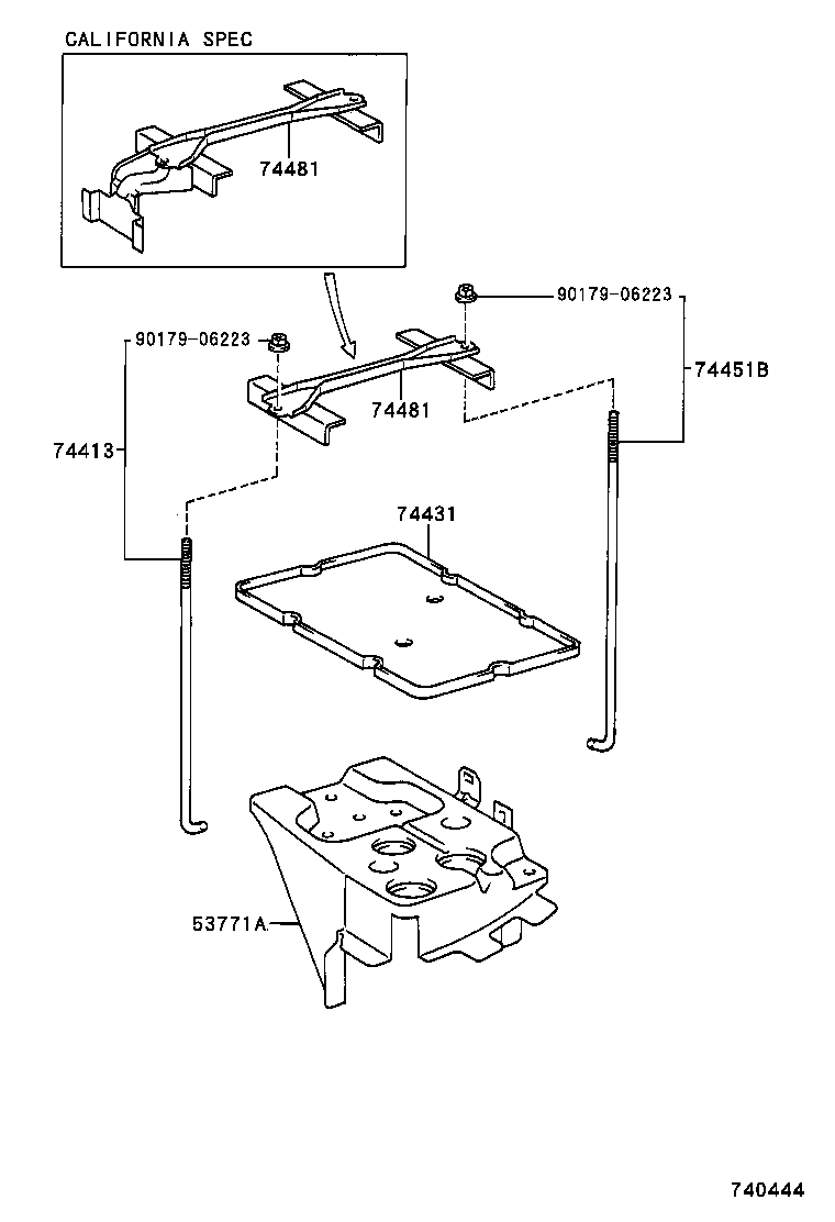  AVALON |  BATTERY CARRIER