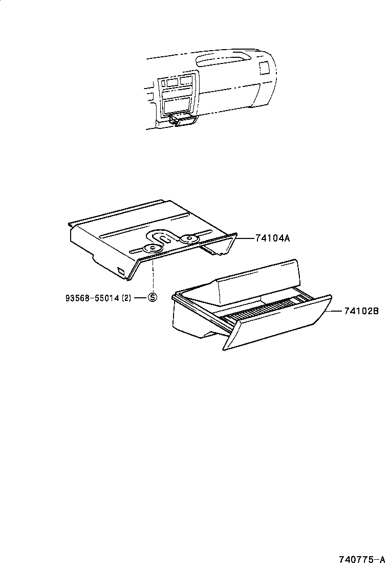  TACOMA |  ASH RECEPTACLE