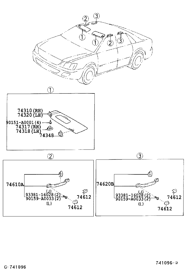  CAMRY NAP |  ARMREST VISOR