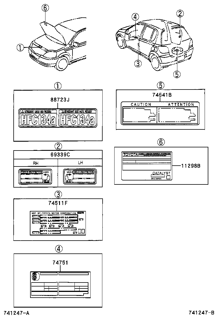  ECHO |  CAUTION PLATE EXTERIOR INTERIOR